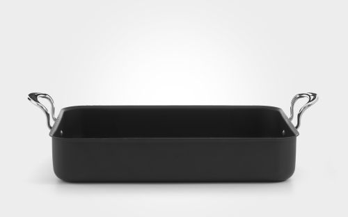 14'' Mermaid hard anodised roasting dish, with classic handles 14'' Mermaid hard anodised roasting dish, with classic handles