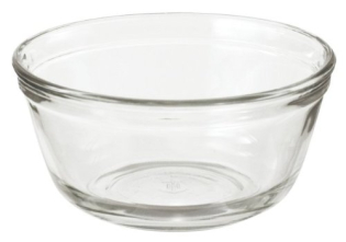 4 Litre Mixing Bowl Tempered Glass Pack of 2