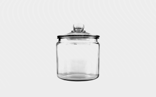 80 oz Heritage Hill Jar with Glass Cover