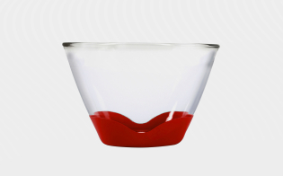 2.8 Litre Splashproof Glass Bowl None Slip Base
