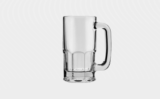 Pint Glass Beer Mug, Pack of 6