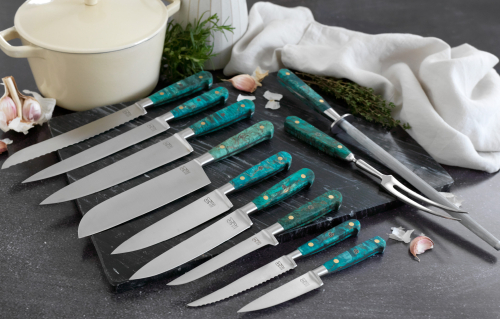 Chef cooking knives
