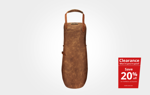 Rustic Classic Leather Apron for Her - Whiskey
