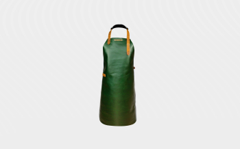 Classic Deluxe Real Leather Apron - Green
