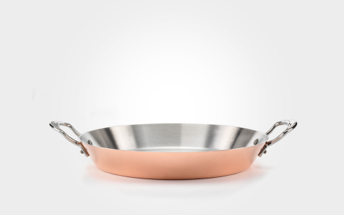 30cm copper induction paella pan