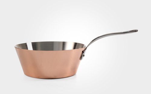 26cm Copper Induction Tapered Saucepan