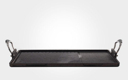 45cm Britannia cast iron double burner griddle 45cm Britannia cast iron double burner griddle