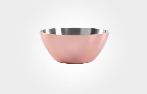 Small Copper Clad Serving Bowl
