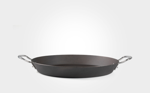 36cm seasoned carbon steel paella pan