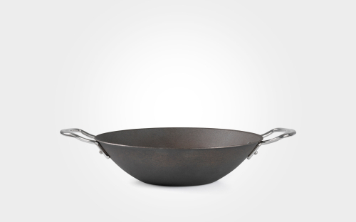 26cm Seasoned Carbon Steel Balti Dish