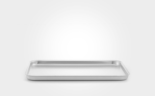 12Inch Mermaid silver anodised baking tray 12Inch Mermaid silver anodised baking tray