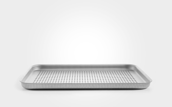 14inch Mermaid Silver Anodised Perforated Baking Tray