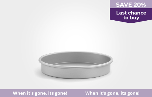 7Inch Mermaid silver anodised sandwich tin, fixed base 7Inch Mermaid silver anodised sandwich tin, fixed base