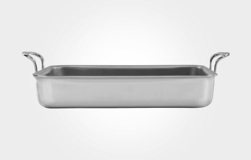 14Inch Classic Stainless Steel Tri-Ply Roasting Dish