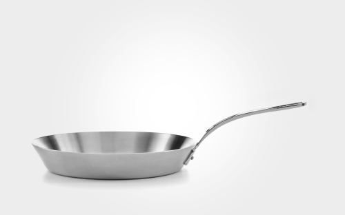 28cm stainless steel 3-ply frying pan