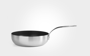 Classic 20cm Stainless Steel Tri-Ply Non-Stick Chefs Pan