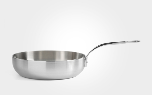 28cm stainless steel 3-ply chef pan