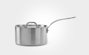 16cm stainless steel tri-ply saucepan, with lid