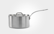 18cm stainless steel tri-ply saucepan, with lid