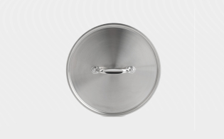 26cm Classic Stainless Steel Tri-Ply Brushed Stainless Steel Lid