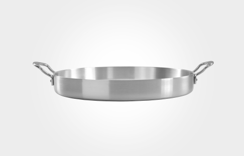 36cm Deluxe Serving Tray Stainless Steel 2Ply